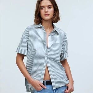 Madewell Striped Casual Button Down Shirt